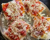A picture of step 6 of Bread Pizza.