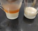 A picture of step 4 of Biryani chai, layered tea with spices.
