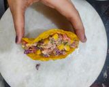 A picture of step 6 of Taco Sunflower.