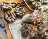 Foto del paso 9 de la receta: MINI 🍩DONAS🍩 Y 🥮BUDÍN 🥮 DE MANTEQUILLA DE MANÍ AL 🍫🍩CHOCOLATE🍫 🍩