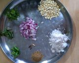 A picture of step 2 of Chicken vada.