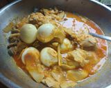 Foto langkah ke 5 dari resep Gulai Telur Ampela Rebung.