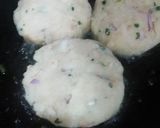 A picture of step 4 of Crispie Poha Potato Tikki Burger.