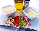 Foto del paso 1 de la receta: Omelette de queso y verduritas