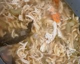 A picture of step 9 of Easy Crockpot Chicken Noodle Soup.