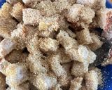 Une image de l'étape 2 de Croûtons pour les salades ou pour les soupes cuisson air fryer.
