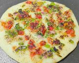 A picture of step 6 of 20 mins Suji Uttapam.