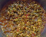 A picture of step 3 of Green Beans/Barbati Subji.