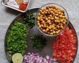 A picture of step 1 of Roasted Gram Chaat (Tangy and Spicy Yet Healthy Snack).