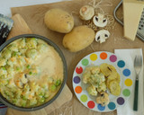 Foto del paso 9 de la receta: Romanescu gratinado con bechamel de calabaza