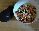 Zöldséges sült padlizsán recept fázis 1 fotója