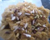 A picture of step 3 of Paithay ka halwa.