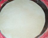 A picture of step 5 of Chapati/Roti.