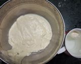 A picture of step 1 of Urad and Moong Dal Pakoda with Coconut Chutney.