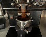 A picture of step 1 of Monday’s iced coffee to beat UK’s summer heat ☀️ 🧊.