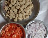 A picture of step 1 of Amritsari soyabari.