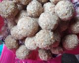 A picture of step 2 of Sesame Coconut Ladoo.