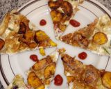 A picture of step 4 of Simple plantain fritatta.