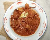 Foto langkah ke 6 dari resep Gulai Gurita Bunting.