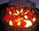 A picture of step 4 of Gajr ka halwa.