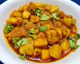 A picture of step 4 of Spiced Turnip Masala.