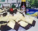 Foto langkah ke 6 dari resep Brownies kukus cokelat keju.
