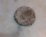 A picture of step 3 of Kuttu Aloo ki poori.