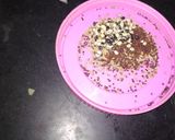 A picture of step 2 of Brinjal bharta.