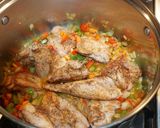 A picture of step 4 of Cajun Pork Ribs and Lentils.