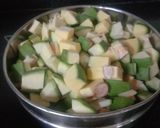 A picture of step 1 of Aam ka achar Gujarati style.