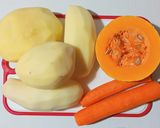 Foto del paso 1 de la receta: Puré mixto con pechuga de pollo