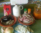 Foto del paso 1 de la receta: Fideuá tierra mar