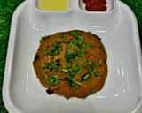 A picture of step 5 of Jau or Bajri Flour Khichu.