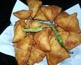 A picture of step 5 of Samosa Kadhi.
