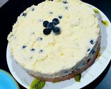Foto langkah ke 7 dari resep Blueberry Cheesecake (Unbaked).