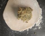 A picture of step 4 of Sprouted Moong Dal Parantha.