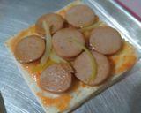 Foto langkah ke 6 dari resep Roti Telur Sosis Keju (RTSK) #Telur3in1.