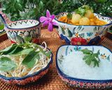 Hình bước làm 3 của món Cà ri gà nấu trái vải