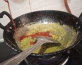 A picture of step 1 of Kathal masaledar sukhi sabzi.