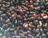 A picture of step 2 of Bhatiya (black soybeans curry).