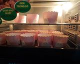 Hình bước làm 13 của món Bánh bông lan trứng muối chà bông sốt phô mai