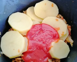 Foto del paso 5 de la receta: Heura con patatas y huevo poché