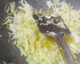 A picture of step 2 of Ghee roasted cabbage paneer.