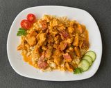 Csirkemell pörkölt baconnel Fibriyás nokedlivel keto, GM recept fázis 4 fotója