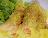 รูปขั้นตอนการทำที่ 2 ของ เกี๊ยวปูอัดนึ่ง | Steamed Crab Stick Wontons