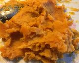 Une image de l'étape 4 de Duo de purées Halloween panais patate douce et jambon cru.