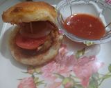 A picture of step 4 of Homemade Vegetable. Burger.