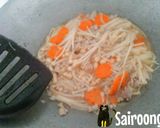 รูปขั้นตอนการทำที่ 4 ของ เห็ดเข็มทอง ผัดน้ำมันหอย