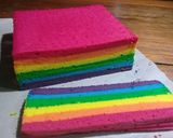 Foto langkah ke 8 dari resep Mini Roll Cake Rainbow.