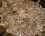 A picture of step 1 of Cold chicken bread cake #Ramadankitayari.